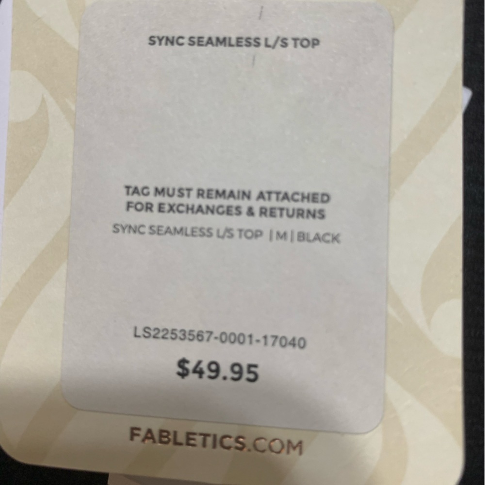 NWT Fabletics size Medium performance top NWT - image 7